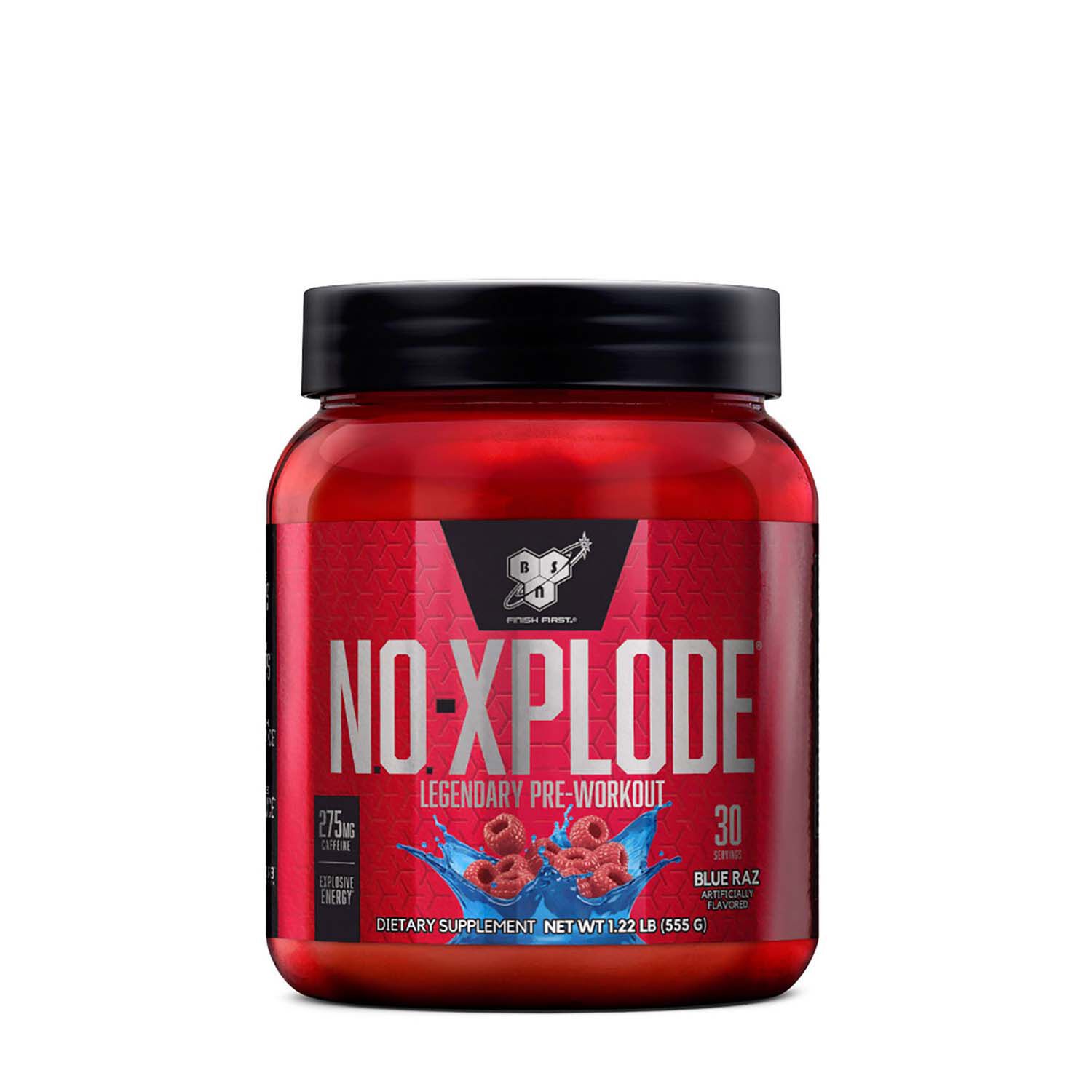 BSN No-Xplode Pre-Workout Blue Razz 30 Servings